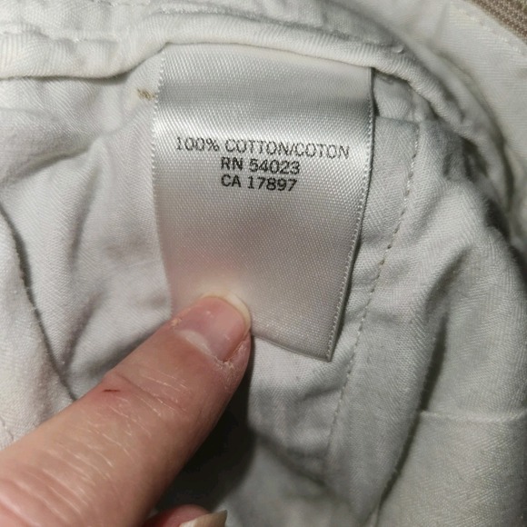 VTG Banana Republic Dawson Straight Chinos - 34x28  (30x30) Searsucker Taupe - Picture 6 of 7